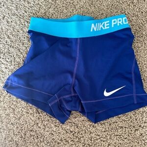 Blue Nike pro